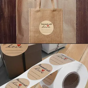 Étiquettes pour bocaux de conserve de 2 pouces pour bocaux Mason, 500 par rouleau, faciles à inscrire, pour les collations maison et l'emballage alimentaire - Product Image 5