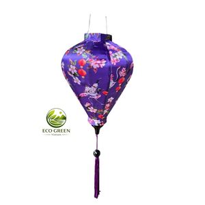 Linterna de Seda de Hoi An al por Mayor, Lámpara Colgante de Bambú Hecha a Mano para Decoración de Interiores, Exteriores, Hogar y Festivales - Product Image 1