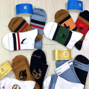 Calcetines para Hombre, Ecológicos, de Algodón y Elastano, en Existencia, Auténticos de Marca, para Oficina, Antiarrugas, Deportivos, Estilo Mixto - Product Image 3