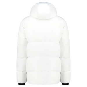 Veste d'hiver élégante pour homme avec capuche dissimulable, manteau matelassé décontracté à fermeture éclair, personnalisé, style streetwear, avec col montant - Product Image 2