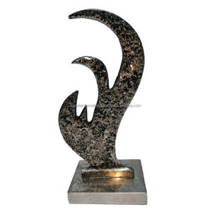 Escultura decorativa de aluminio con acabado de níquel para decoración del hogar Escultura de metal Artículos de regalo de Diwali - Product Image 2