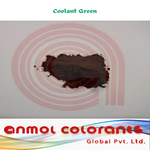 Colorantes Anmol, Polvo Refrigerante Verde Oscuro, 2-3% Máx., pH 6-8, Cloruro 0.2% Máx., HUE Verde Fluorescente en Agua - Product Image 1