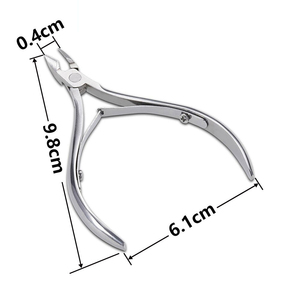 Hot Selling Stainless Steel Cuticle Nippers Nail Manicure Clippers Trimmer Pedicure Dead Skin <b>Remover</b> Fingers Beauty Nipper - Product Image 3