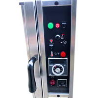 Nuevo Horno de Convección Eléctrico Automático Comercial de Acero Inoxidable con Control de Perillas Duradero y Puerta Lateral Abatible para Panadería Industrial