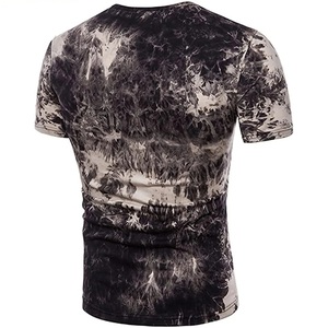 เสื้อยืดลายกราฟิกแบบกำหนดเอง พิมพ์โลโก้ของคุณเอง เสื้อยืดโอเวอร์ไซส์ ผ้าคอตตอนหนานุ่ม สำหรับผู้ชาย - Product Image 4