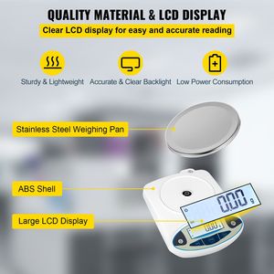 Bilancia Analitica Digitale da Laboratorio ad Alta Precisione 3000g x 0.01g con Conversione in 13 Unità Scientifiche - Product Image 5
