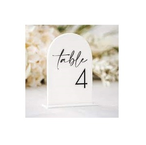 Numéros de table de mariage personnalisés en bois, support rustique circulaire en forme de feuille, porte-numéros pour centre de table de restaurant, événement, fête - Product Image 4