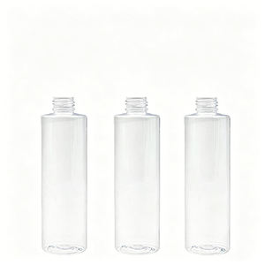 ขวดพลาสติก PET ใสทรงกระบอก ขนาด 250 มล. ปากขวดขนาด 24-410 - Product Image 1