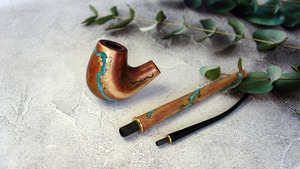 Pipa de Fumar de Madera Premium Hecha a Mano, Pipa de Tabaco Natural, Accesorio Decorativo de Colección, Pipa de Fumar de Madera de Lujo - Product Image 3