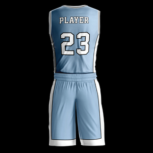 Uniforme de Baloncesto de Verano sin Mangas de Alta Calidad, 100% Poliéster, Impresión por Transferencia de Calor, Logotipo Personalizado, Antibacteriano - Product Image 3