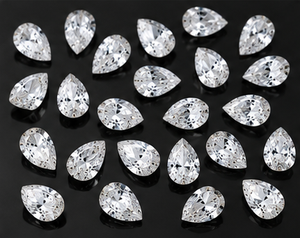 Diamants synthétiques VS1 taille poire 50 points, cultivés en laboratoire, fournisseur en gros - Product Image 4
