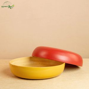 Spun Bamboo Disposable Eco-Friendly Handmade Serving Bowl <b>for</b> Party & Home Use - Product Image 1