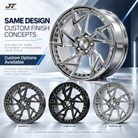 Jantes forgées à rayons croisés angulaires 18-22 pouces, finition chrome poli, 5x112 5x114.3 VIW-204 pour BMW Audi Mercedes-Benz