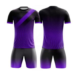 Customized High Quality Men's Soccer Uniform Style Sets Unique Design with Premium Team Wear Low Price OEM Service Available - Product Image 2