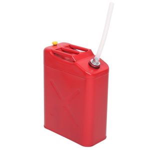Set di 4 Taniche per Benzina e Diesel da 20L in Acciaio Laminato a Freddo con Tubo per Olio e Maniglia Rossa - Product Image 3