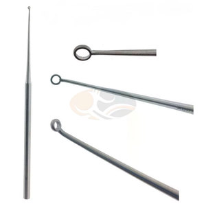 เครื่องมือผ่าตัดหูคุณภาพสูง JACKBILLY ทำจากเหล็กกล้าไร้สนิมชนิดใช้มือ  ชุดอุปกรณ์ผ่าตัดหูแบบปลายทู่  พร้อมที่เกี่ยวหูแบบวงกลม - Product Image 2