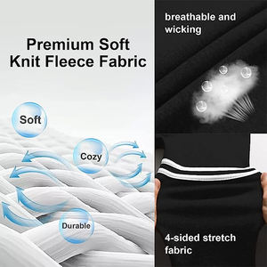 Sudadera con capucha y cremallera para hombre |   Sudadera de Forro Polar, Ropa Casual Minimalista - Product Image 4