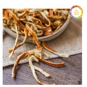 Tiras de Piel de Naranja 100% Orgánica Natural de Vietnam, Secas y en Rodajas, envasadas al Vacío, para Té Saludable, Bebidas, Mezclas y Uso en Cocina - Product Image 1