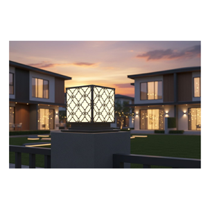 Constant Light Viet Nam CM Decor Outdoor/Wall/Villa/Garde 1-Year steel/inox Gate pillar light AC 220V( ± 10%) 300 lm LED E27 - Product Image 1