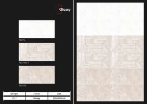 Azulejos de Porcelana Brillante de Diseño 30X60CM Desarrollados para Mejorar la Luminosidad Interior Mientras Brindan un Rendimiento Robusto en el Uso Diario - Product Image 3