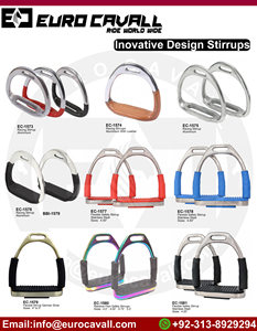 Estribos para Caballo Euro Cavall Industries, Flexibles, de Acero Inoxidable, Modelo de Seguridad para Montar ECI-Stirrup-ST2109 50x50x40cm 2026 - Product Image 4