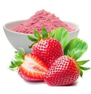 Polvo de Fresa Liofilizado 100% Puro Premium para Repostería y Bebidas, Saborizante Natural de Fresa para Pasteles y Glaseados - Product Image 1