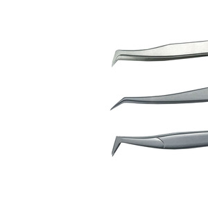 High quality Eyelash <b>Extension</b> Tweezers Professional Custom Logo Eyelash Tweezers Stainless Steel Eyelash Tweezers for <b>Extension</b> - Product Image 5