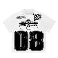 T-shirt décontracté Rich Star pour homme, personnalisable, manches courtes, 100 % coton ultra doux, coupe ample, jersey 300g, motif uni