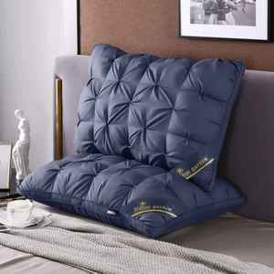 Oreiller de thérapie en microfibre écologique tissé de luxe cinq étoiles confort avec soutien du cou pour les lits d'hôtel Hilton - Product Image 1