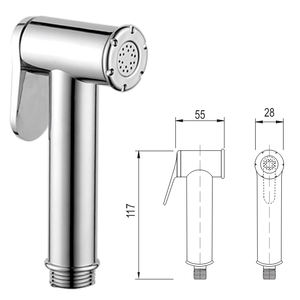 Rociador de bidé de plástico ABS personalizable OEM/ODM VX68 cabezal de bidé portátil para cocina moderna Shattaf accesorios de baño de Hotel - Product Image 1