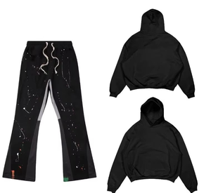 ชุดวอร์มผู้ชายแบบมีฮู้ด คุณภาพสูง ผ้าฝ้ายสั่งทำพิเศษ ทรงขาบาน ระบายอากาศได้ดี แห้งเร็ว เหมาะสำหรับเล่นกีฬากลางแจ้ง - Product Image 5