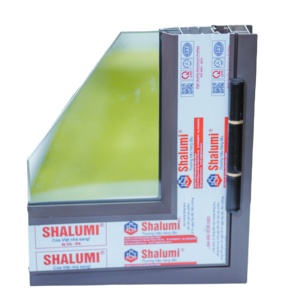 Shalumi ปรับแต่งโปรไฟล์การอัดขึ้นรูปอลูมิเนียมสีเทาอ่อน - Product Image 1