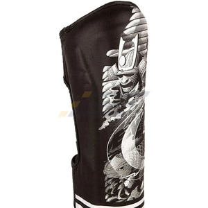Protège-tibias de boxe personnalisés à compression, prix de gros, respirants, haute élasticité, MMA, antidérapants, avec protection des pieds - Product Image 5