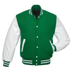 High Quality Varsity <b>Jacket</b> Leather Sleeves Personalized Team Sports Outerwear Lightweight Durable Comfortable For Daily Wear - Product Image 1