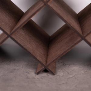 Stylish Wine Bottles Rack Modern Tabletop Rack For Kitchen Countertop Side <b>Table</b> Home Bar And Party Event Display From India - Product Image 5