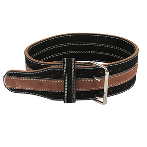 Ceinture de musculation en cuir noire pour haltérophilie, ceinture de maintien lombaire, vente en gros, haute qualité, accessoire de gym personnalisé - Product Image 2