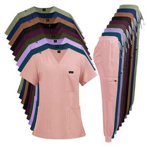 Conjuntos de Uniformes Médicos de Manga Corta de la Mejor Calidad al Por Mayor a Precio de Fábrica, Conjuntos de Uniformes Elásticos para Hombre, Ropa Médica de Secado Rápido - Product Image 6