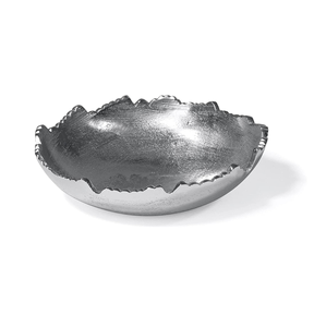 Bol de service traditionnel en aluminium, laiton et cuivre, grand bol rond, vaisselle coréenne, plat à collation, bol en forme de lingot, sans danger pour les aliments - Product Image 4