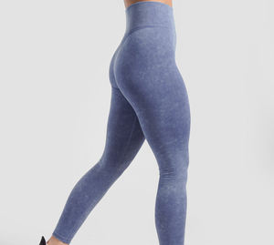 Leggings de yoga pour femmes au style unique, fabrication sur mesure, prix de gros, logo personnalisé, prix abordable, design avec taille élastique. - Product Image 4