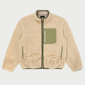 Veste en polaire Sherpa de qualité supérieure, chaude pour l'hiver, fermeture éclair intégrale, veste décontractée pour l'extérieur, logo personnalisé, OEM ODM, fabricant en gros - Product Image 3