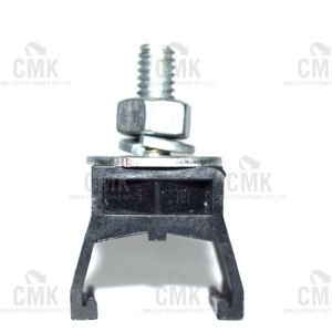 Abrazadera de un solo poste de plástico de ingeniería, paso entre ejes de 50 mm, alta durabilidad, disponible para uso comercial - Product Image 1