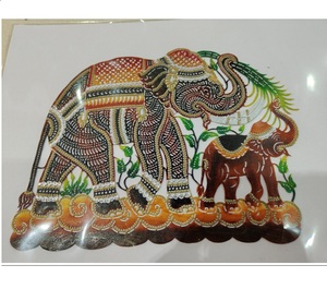 งานแกะสลักหนังวัวทำมือแบบไทย น้ำหนักเบา ทันสมัย เหมาะสำหรับตกแต่งบ้านและเป็นของขวัญ - Product Image 5