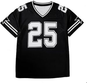 Camisetas Personalizadas de Fútbol Americano para Mujer, Estilo Urbano, con Estampado de Letras y Logotipo del Equipo, Uniformes de Fútbol Americano para Mujer - Product Image 1