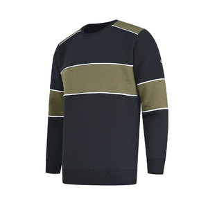 Suéter Casual de Punto con Cuello Redondo y Bloques de Color para Hombre, Corte Regular, para Otoño - Product Image 1