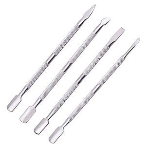Pousse-cuticules professionnel en acier inoxydable pour manucure et pédicure, nettoyeur d'ongles, outil de soin des ongles pour la beauté - Product Image 5