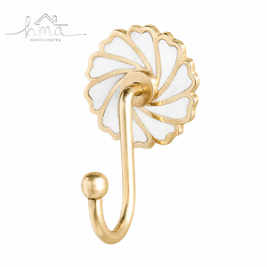Solid Brass and Wooden Wall <b>Hook</b> Modern Cylinder <b>Coat</b> <b>Hook</b> Premium Robe Towel Hat Bag Hanger <b>Decorative</b> Home Entryway - Product Image 4