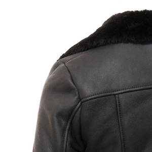 Veste en cuir d'agneau de haute qualité pour femmes, écologique, avec poches zippées, respirante, service de personnalisation du logo OEM - Product Image 4