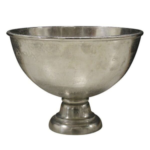 Moderno Centro de Mesa de Metal Grande con Pedestal para Vino, con Asas, para Bodas y Eventos, Tazón Decorativo de Hierro para Bebidas - Product Image 6