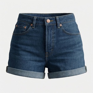 Premium Female Denim Shorts High Waist Cotton Jeans Casual Summer Styling Casualwear Customized Color <b>Classy</b> Outfits - Product Image 1