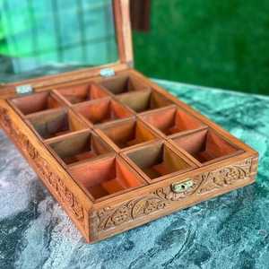 กล่องใส่เครื่องเทศไม้พร้อมช้อนและฝาปิดสุญญากาศ - Product Image 6